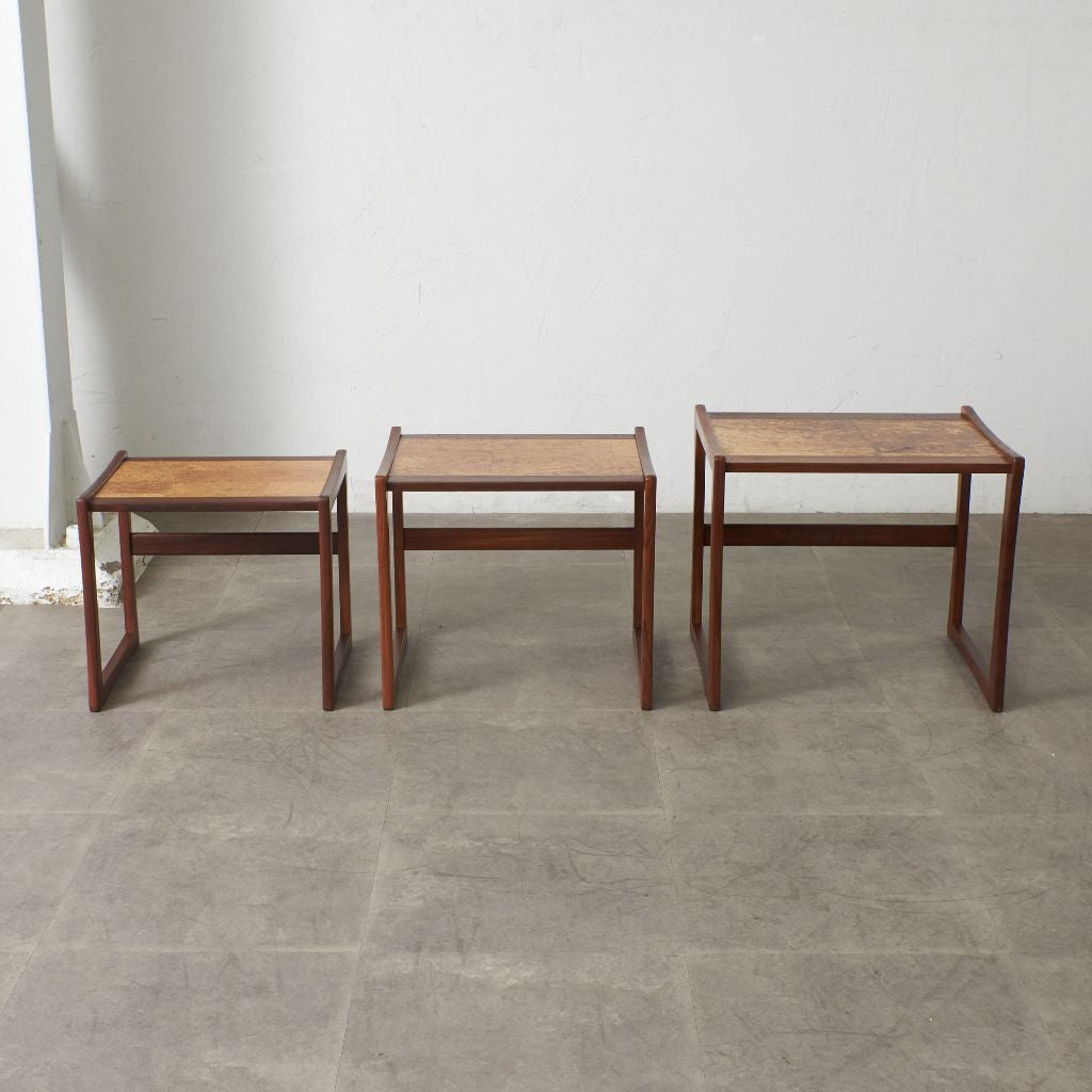 cork ヴィンテージ ネストテーブル (3577D)