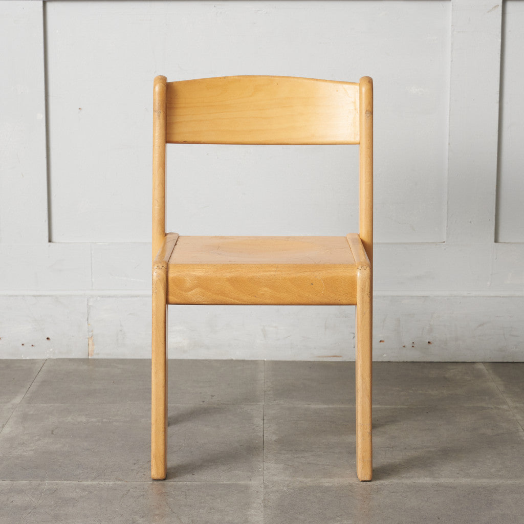 英国ヴィンテージ スタッキングスクールチェア