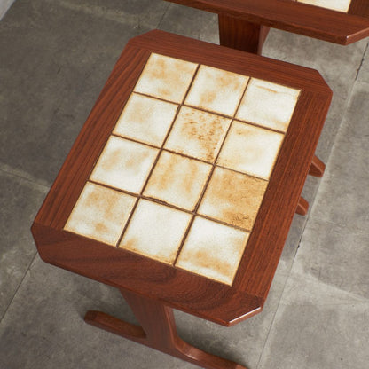 タイルトップ ネストテーブル (3585D)