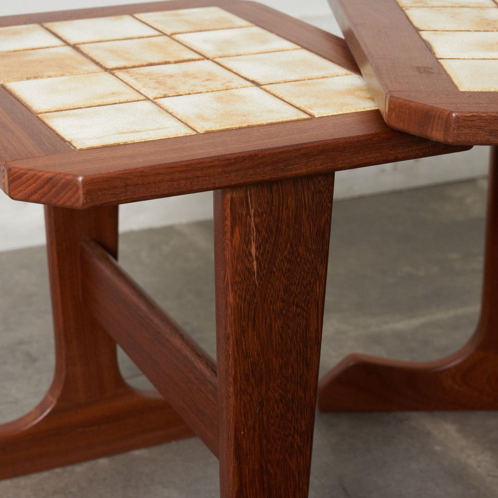 タイルトップ ネストテーブル (3585D)