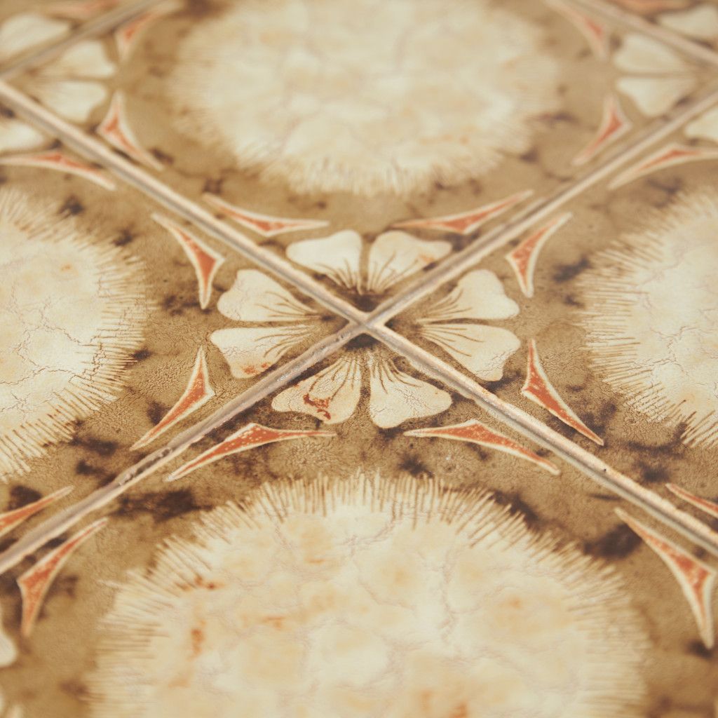 タイルトップ コーヒーテーブル