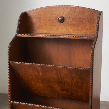 英国アンティーク マガジンラック