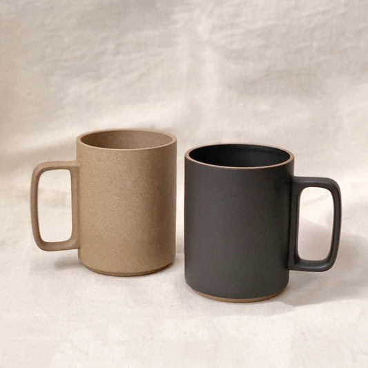 Mag cup ナチュラル & ブラック ペアセット HASAMI PORCELAIN