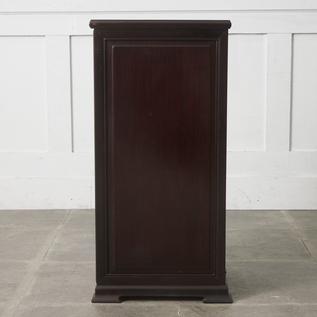 唐木 蛇腹扉 花梨材チェスト