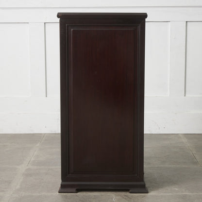 唐木 蛇腹扉 花梨材チェスト