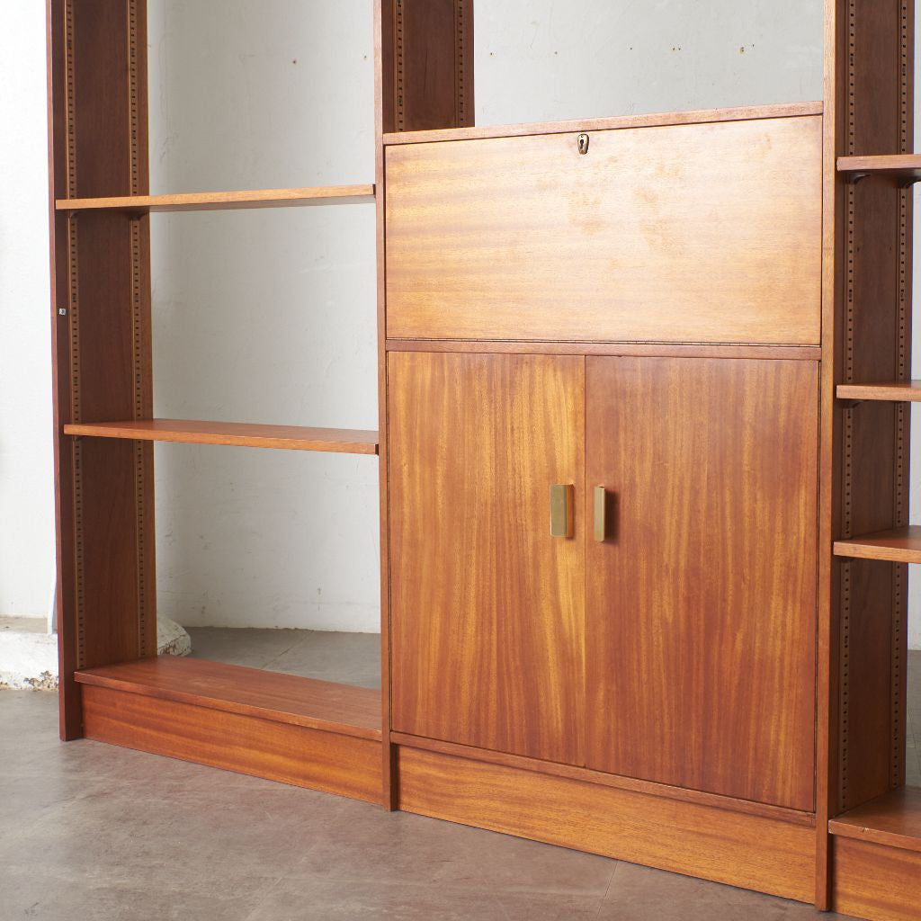 英国ヴィンテージ ウォールユニットシェルフ