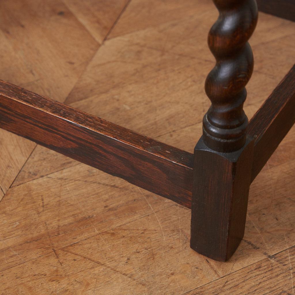 英国アンティーク オーク材 サイドテーブル