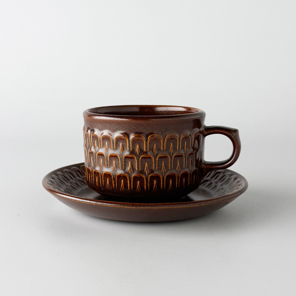Pennine ペンニン カップ＆ソーサー ブラウン