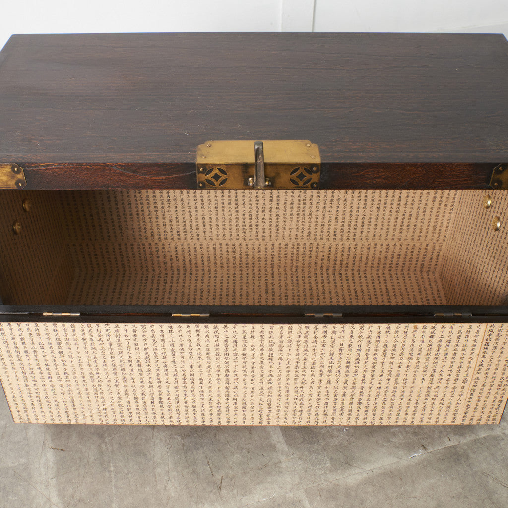 李朝家具 無垢材古鉄金具 半閉櫃