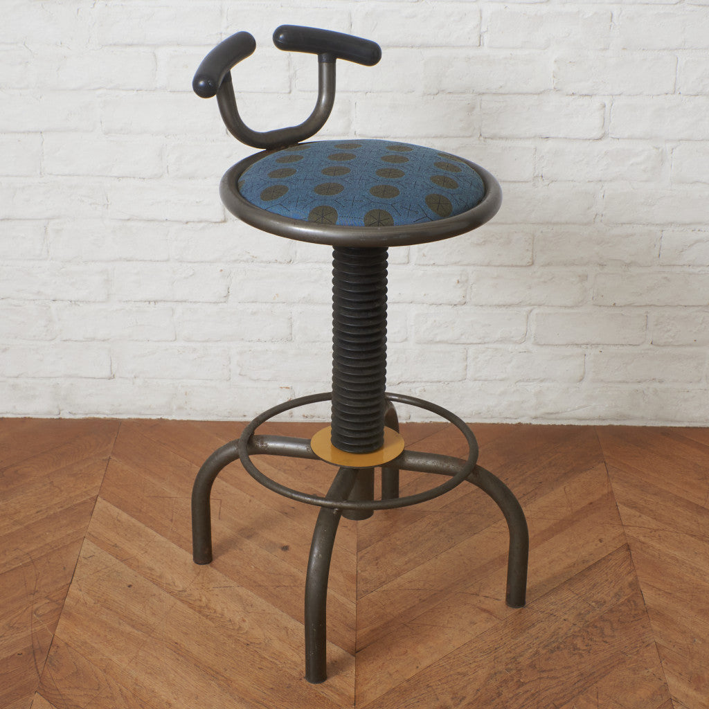 インダストリアル カウンターチェア / 張替済