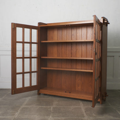 ミッションスタイル ガラスキャビネット