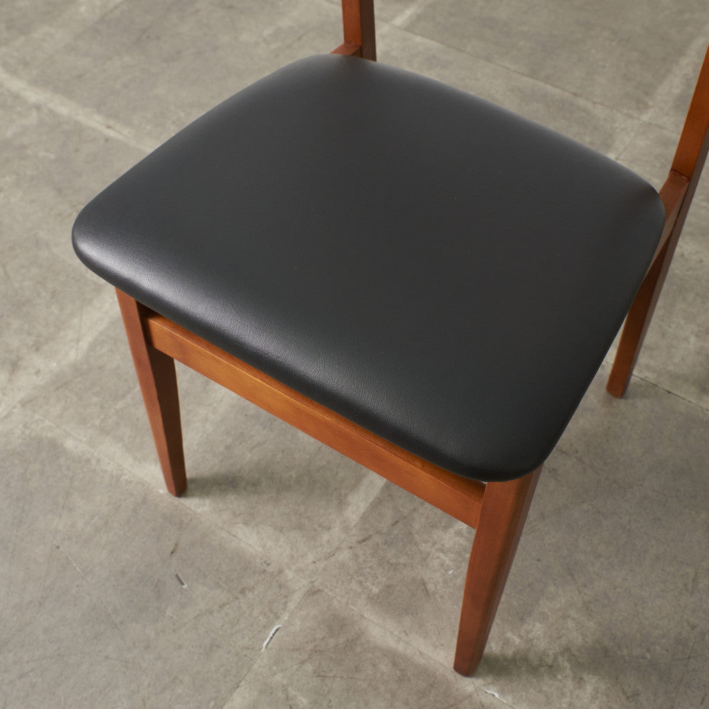 英国ヴィンテージ ダイニングチェア / 張替済