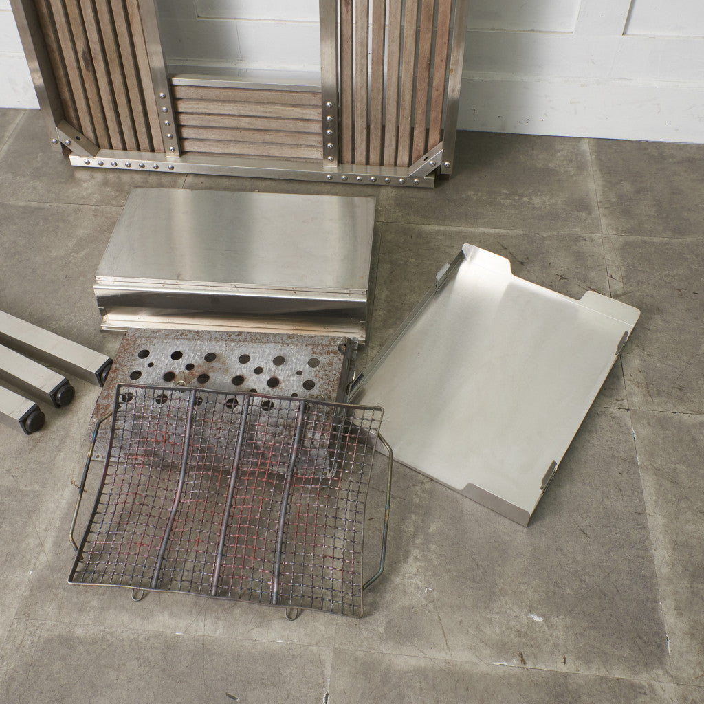 ガーデンユニットテーブル & グリル セット