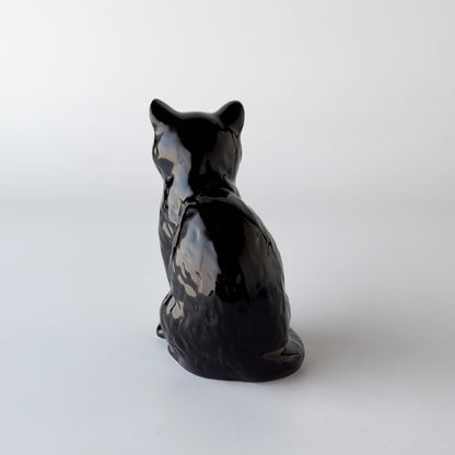 英国ヴィンテージ 黒猫のオブジェ