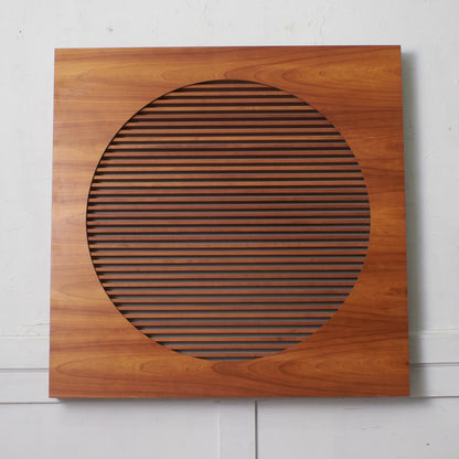 チェリー材 壁掛けCDラック