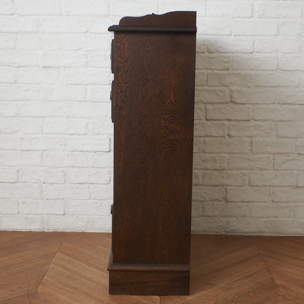 クラシック オーク材 サイドキャビネット