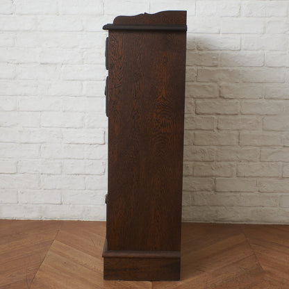 クラシック オーク材 サイドキャビネット