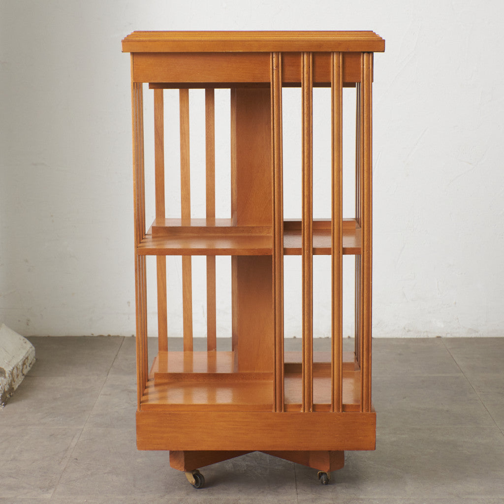 英国クラシック リボルビングブックケース