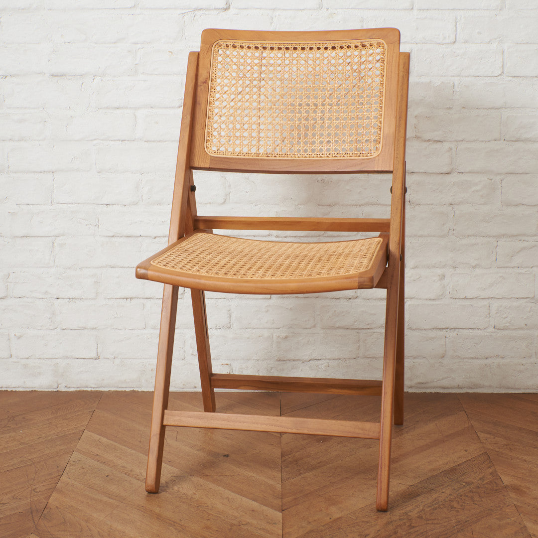 ラタン編み フォールディングチェア