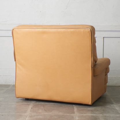 本革張り 1人掛けソファ