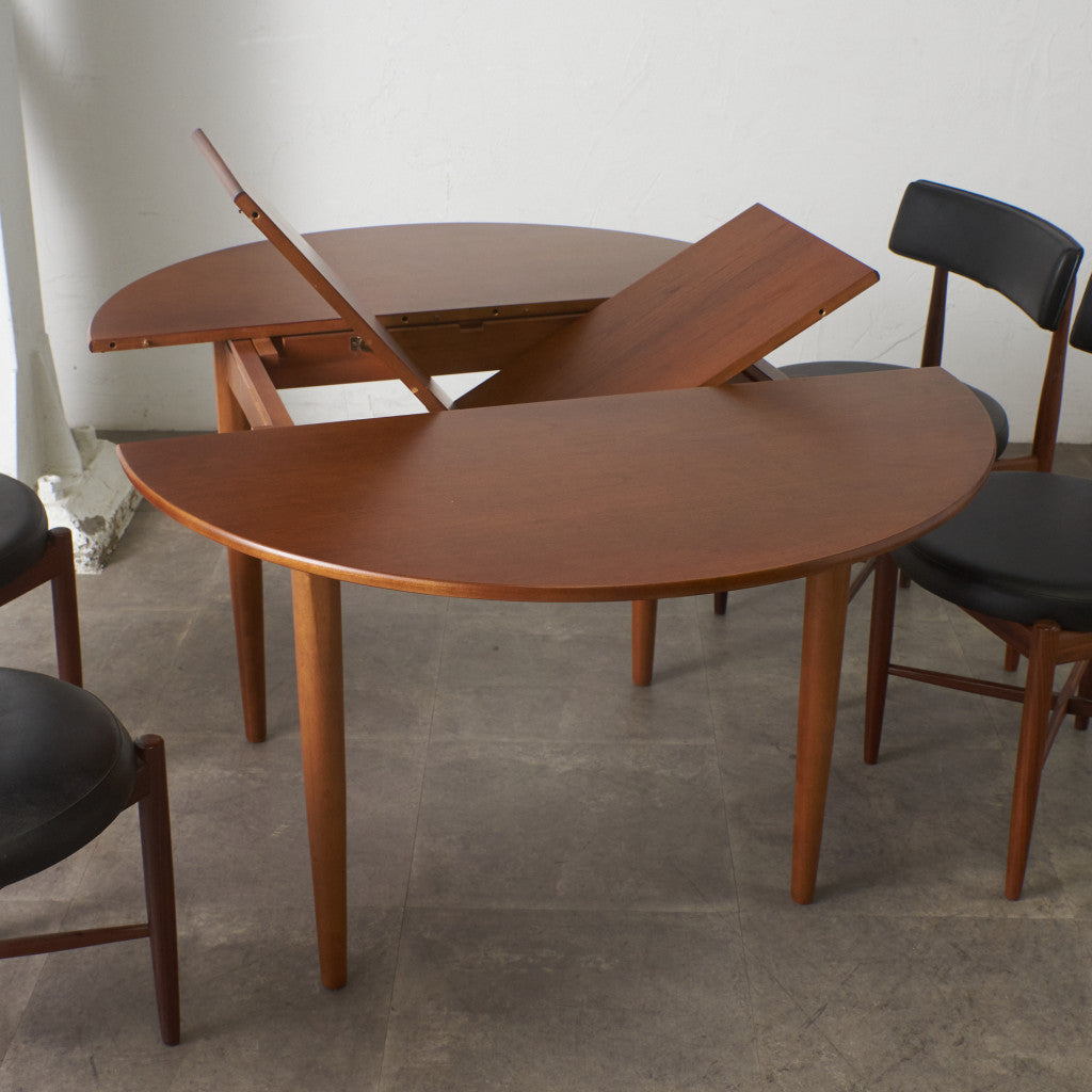 エクステンション ラウンドダイニングテーブル