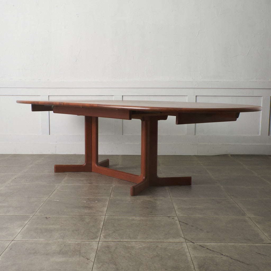 デンマーク エクステンション オーバルダイニングテーブル