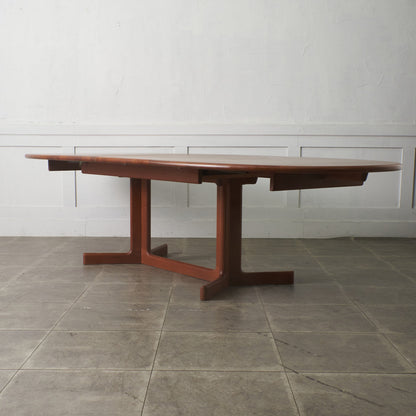 デンマーク エクステンション オーバルダイニングテーブル