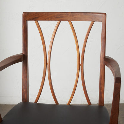 Fresco X-BACK カーブバックアームチェア / 張替済