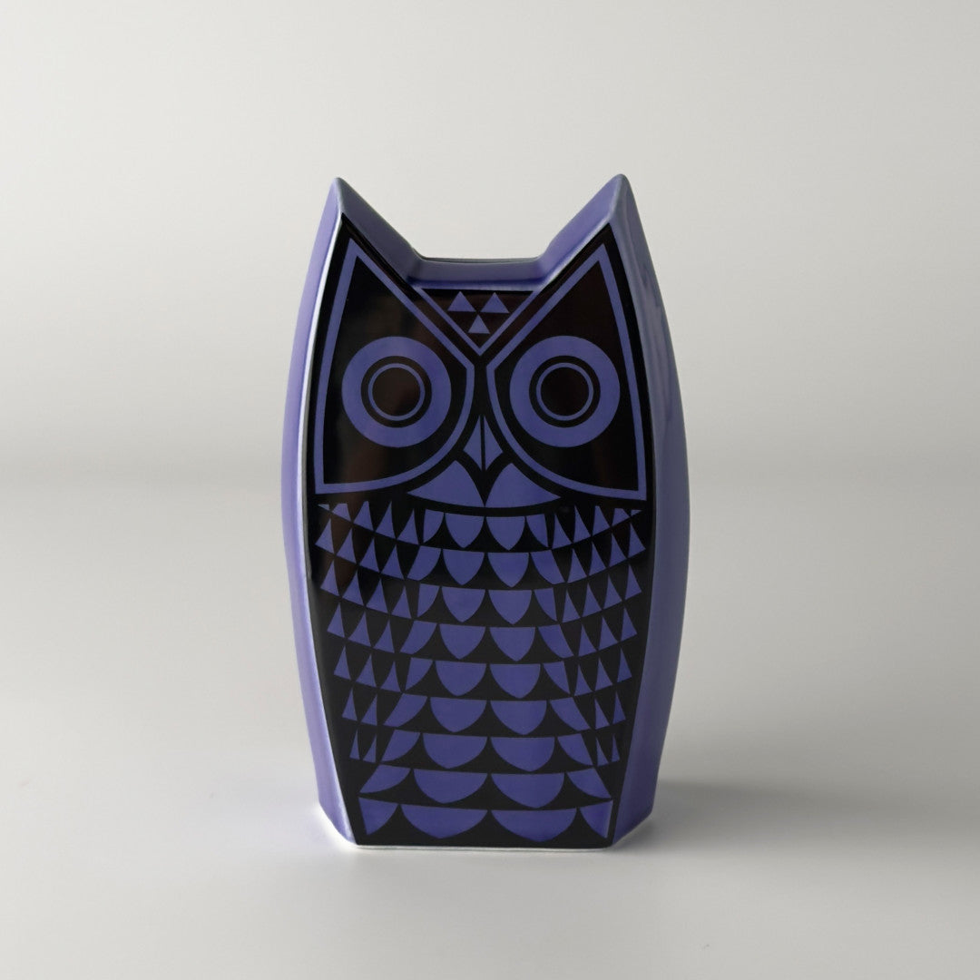 Hornsea Owl Moneybox Blue