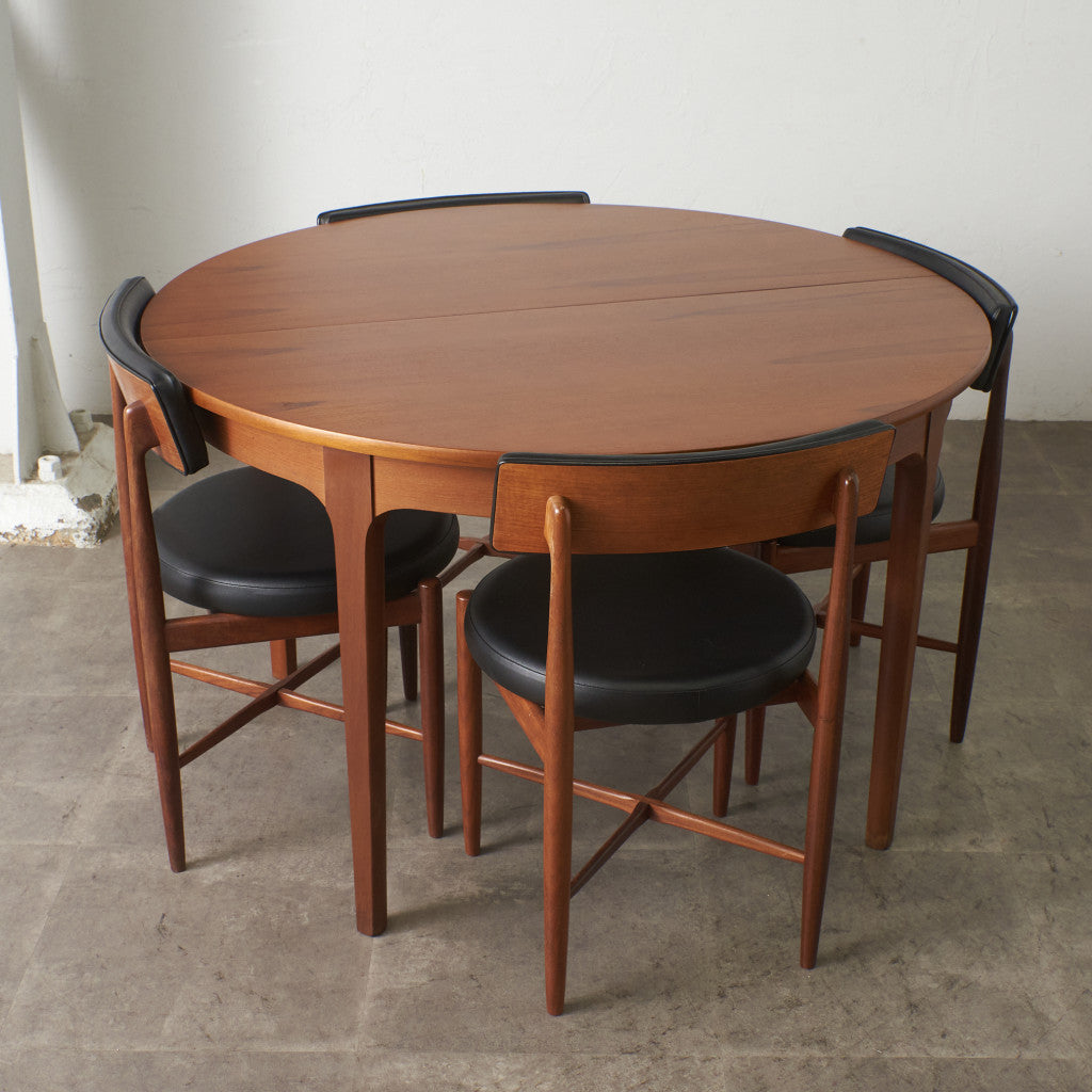 エクステンション ラウンド ダイニングテーブル