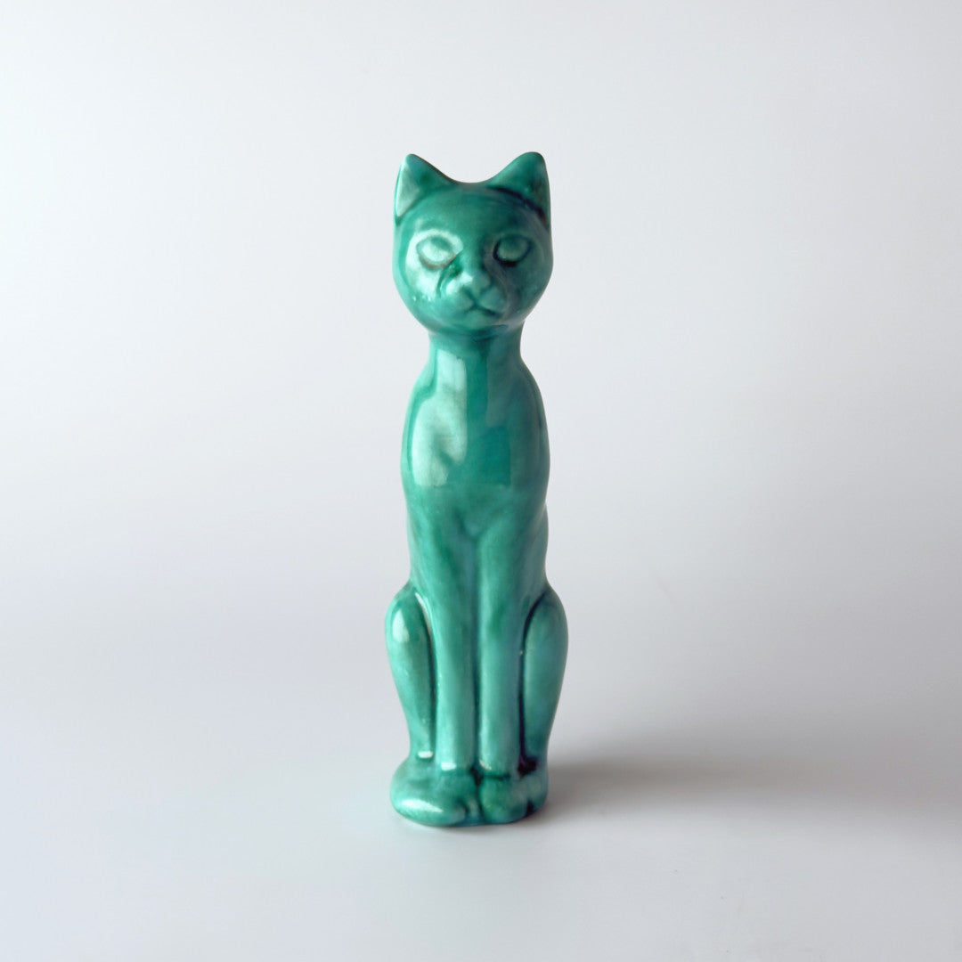 英国ヴィンテージ 猫のオブジェ