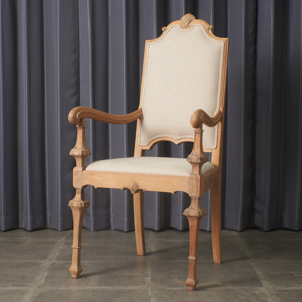 ストリップド加工 アームチェア / 張替済