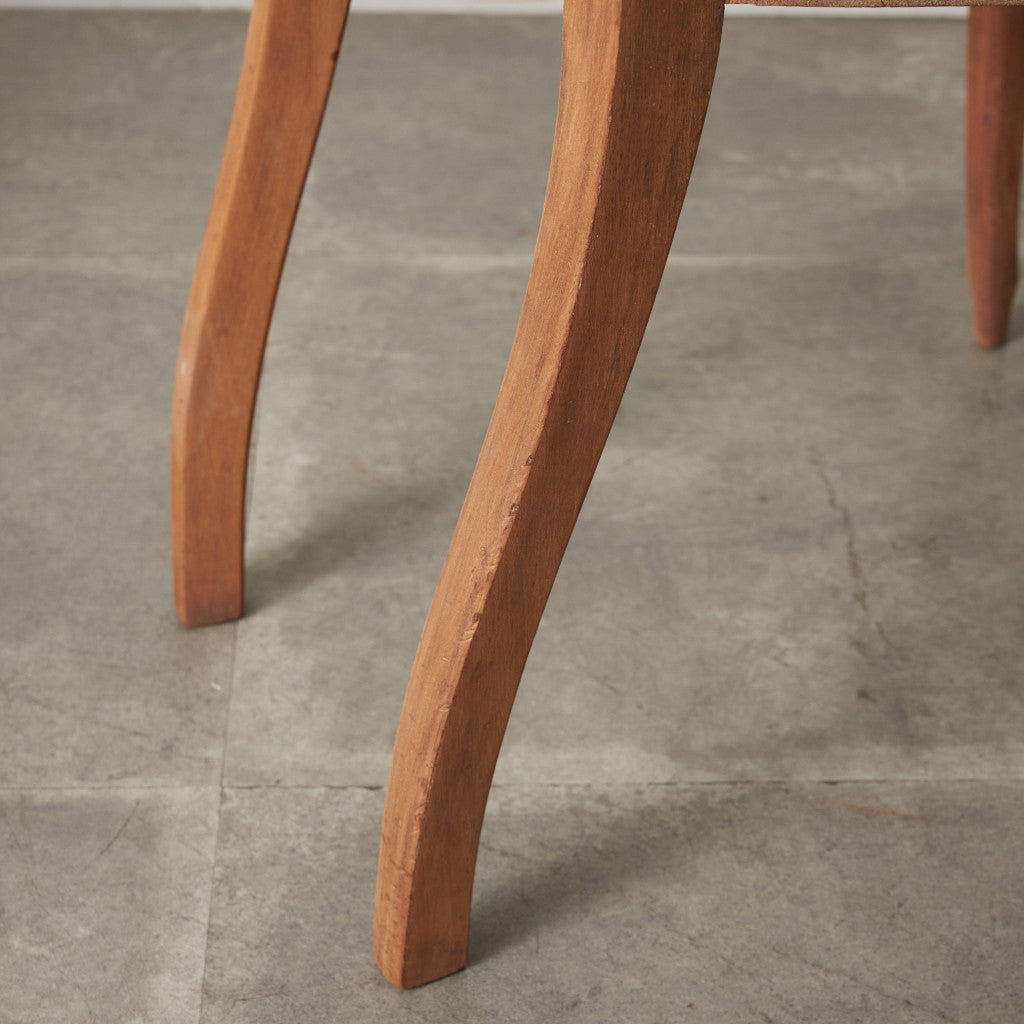 ストリップド加工 ダイニングチェア 4脚セット / 張替済