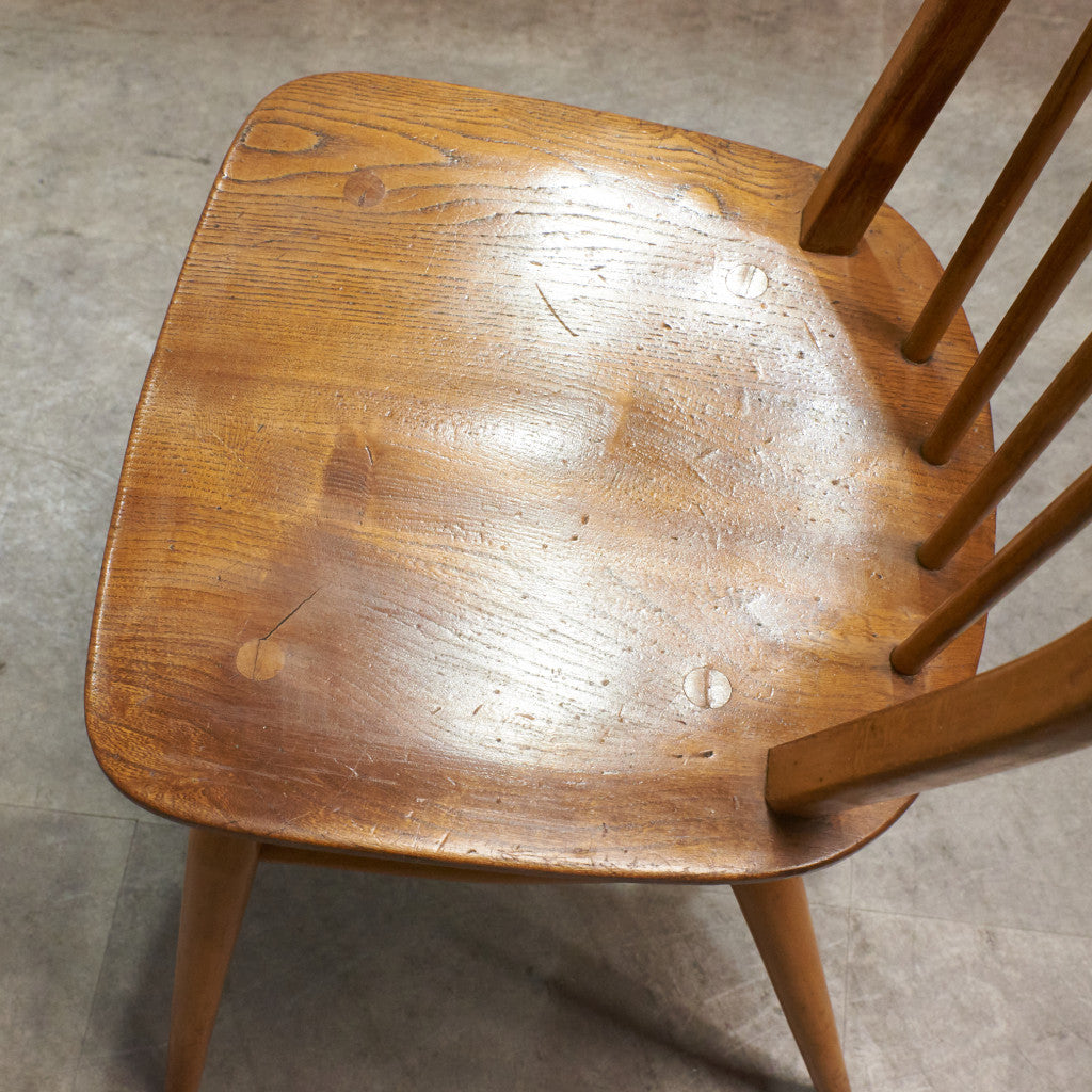 4本スポーク フープバックチェア