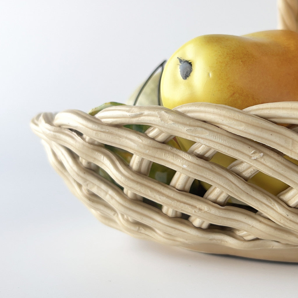 ヴィンテージ セラミック フルーツバスケット