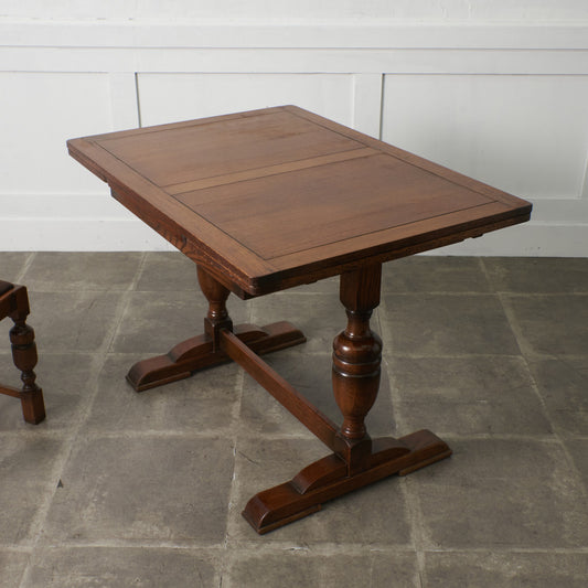 英国アンティーク ドローリーフ ダイニングテーブル