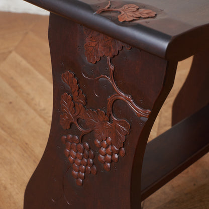 葡萄彫刻 スツール