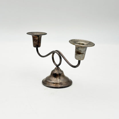 シルバープレート キャンドルスタンド