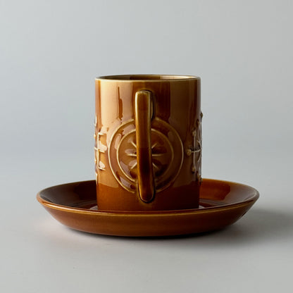 Totem トーテム カップ&ソーサー ブラウン
