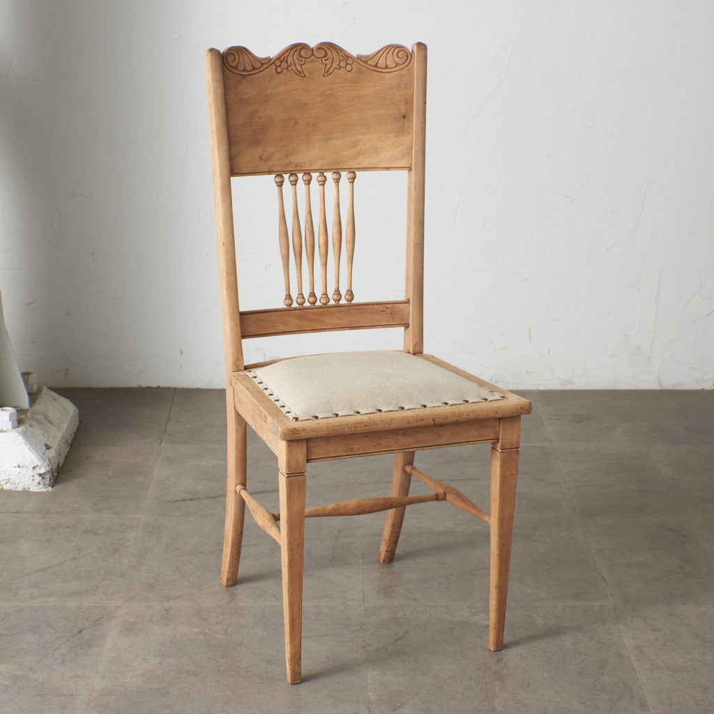 ストリップド加工 ダイニングチェア / 張替済