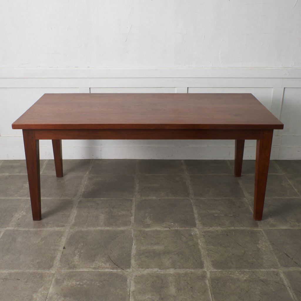 チーク無垢材 ダイニングテーブル