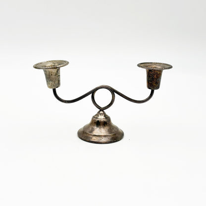 シルバープレート キャンドルスタンド