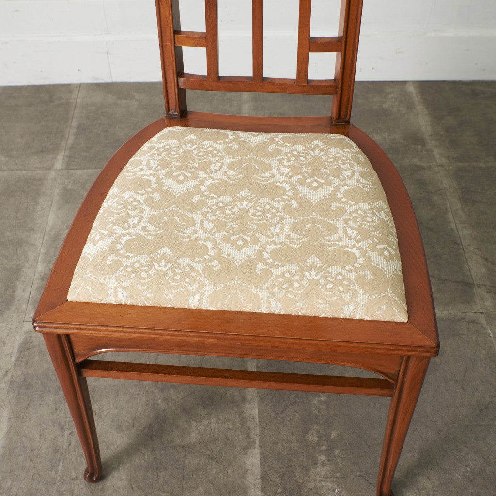 アールヌーボー ハイバックチェア / 張替済