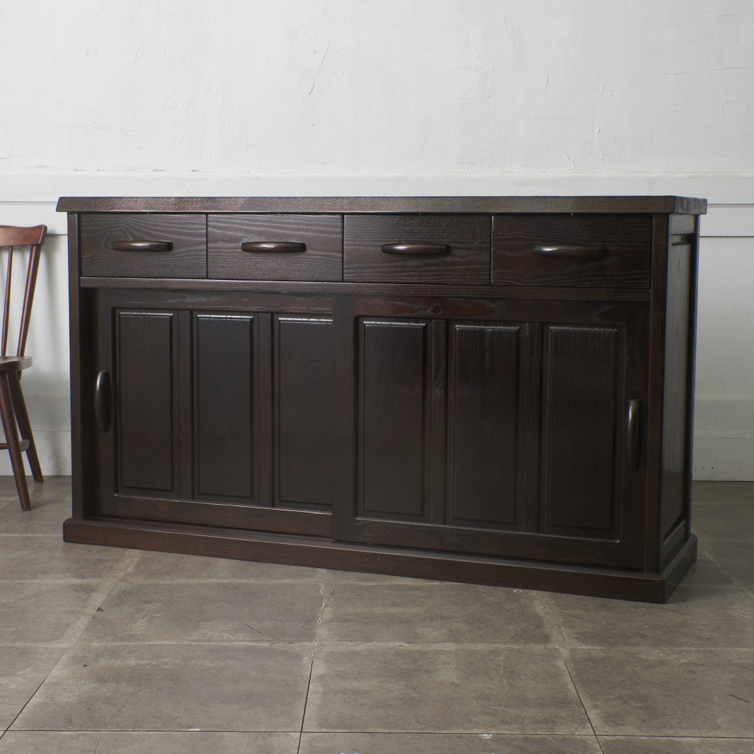 欅材 カウンター 150