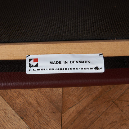 No.62 チェア (チェリー×本革) / 張替済