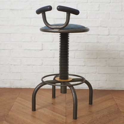 インダストリアル カウンターチェア / 張替済