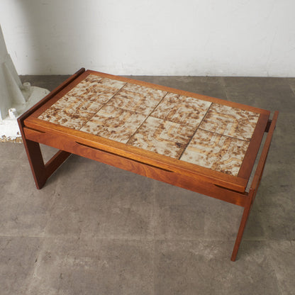 デンマークヴィンテージ タイルトップ コーヒーテーブル