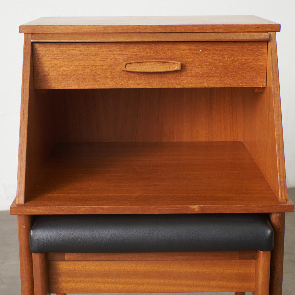 ヴィンテージ テレフォンベンチ / 張替済