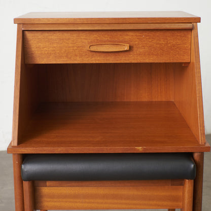 ヴィンテージ テレフォンベンチ / 張替済