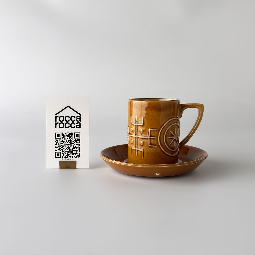 Totem トーテム カップ＆ソーサー ブラウン